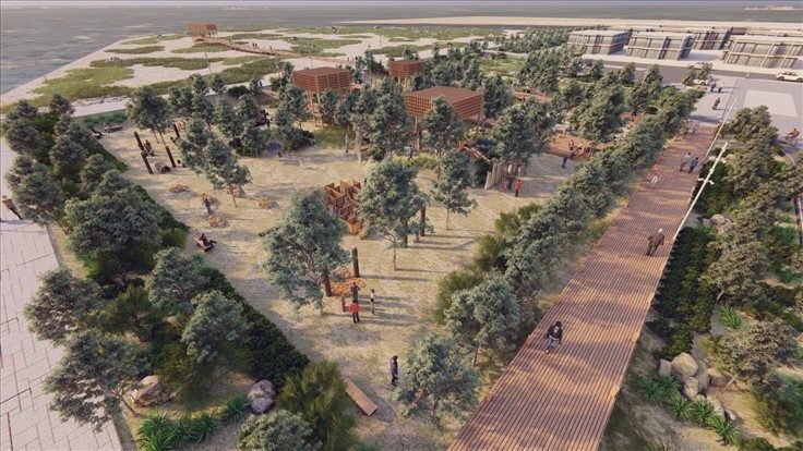 İzmir'de Flamingo Doğa Parkı Projesi Sürüyor